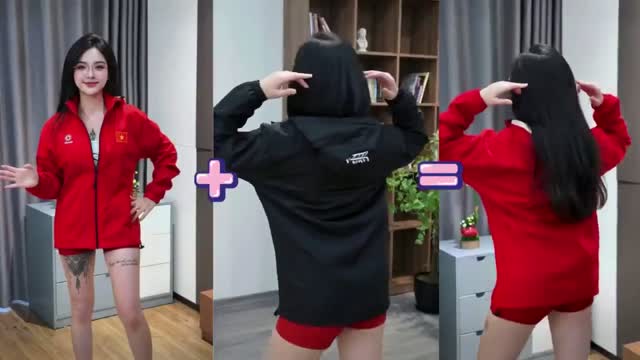 AI Thay Nhân Vật + Copy Video Review Thời Trang (10s)