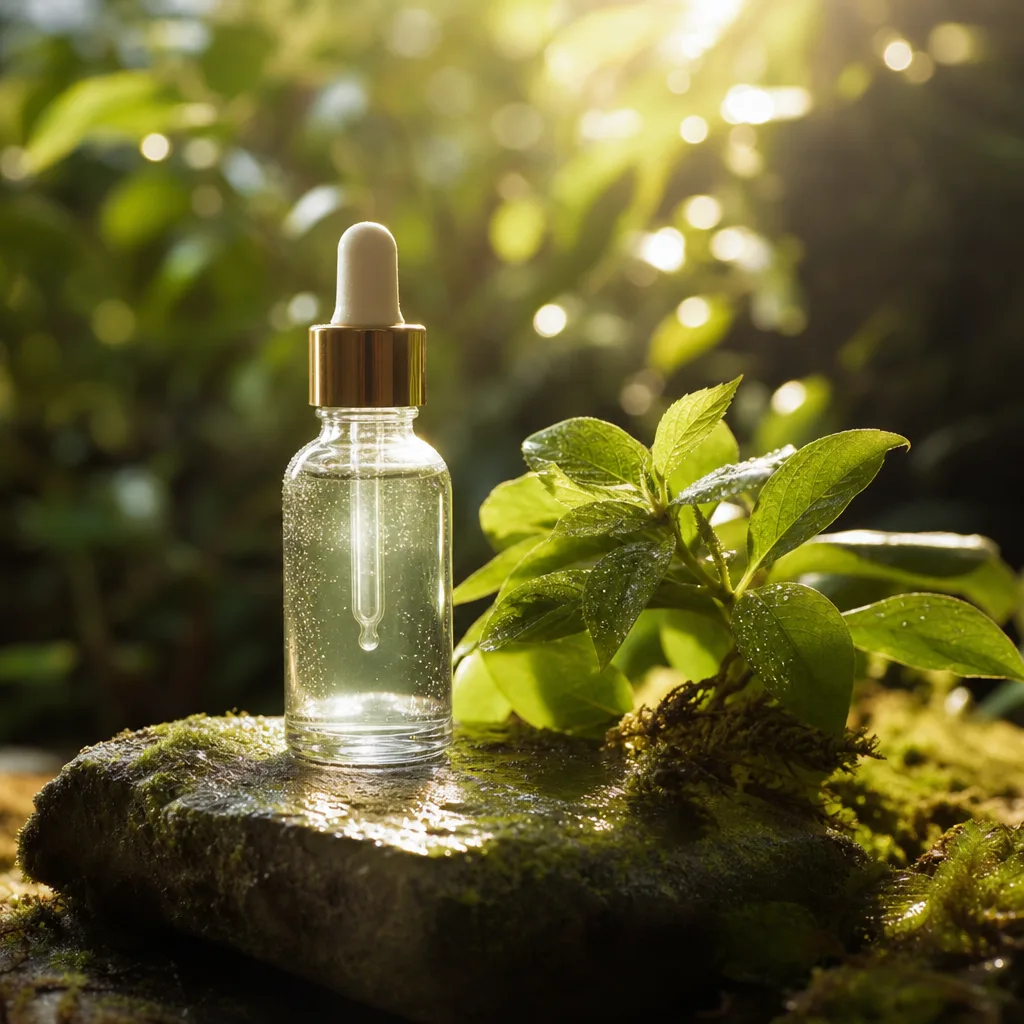 Ảnh sản phẩm giữa thiên nhiên, hợp hàng organic và thiên nhiên lành tính