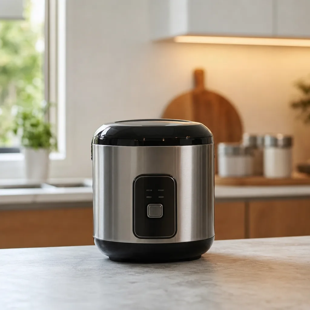 Ảnh đồ gia dụng nhà bếp đặt trong bếp thật, khách hình dung ngay khi dùng