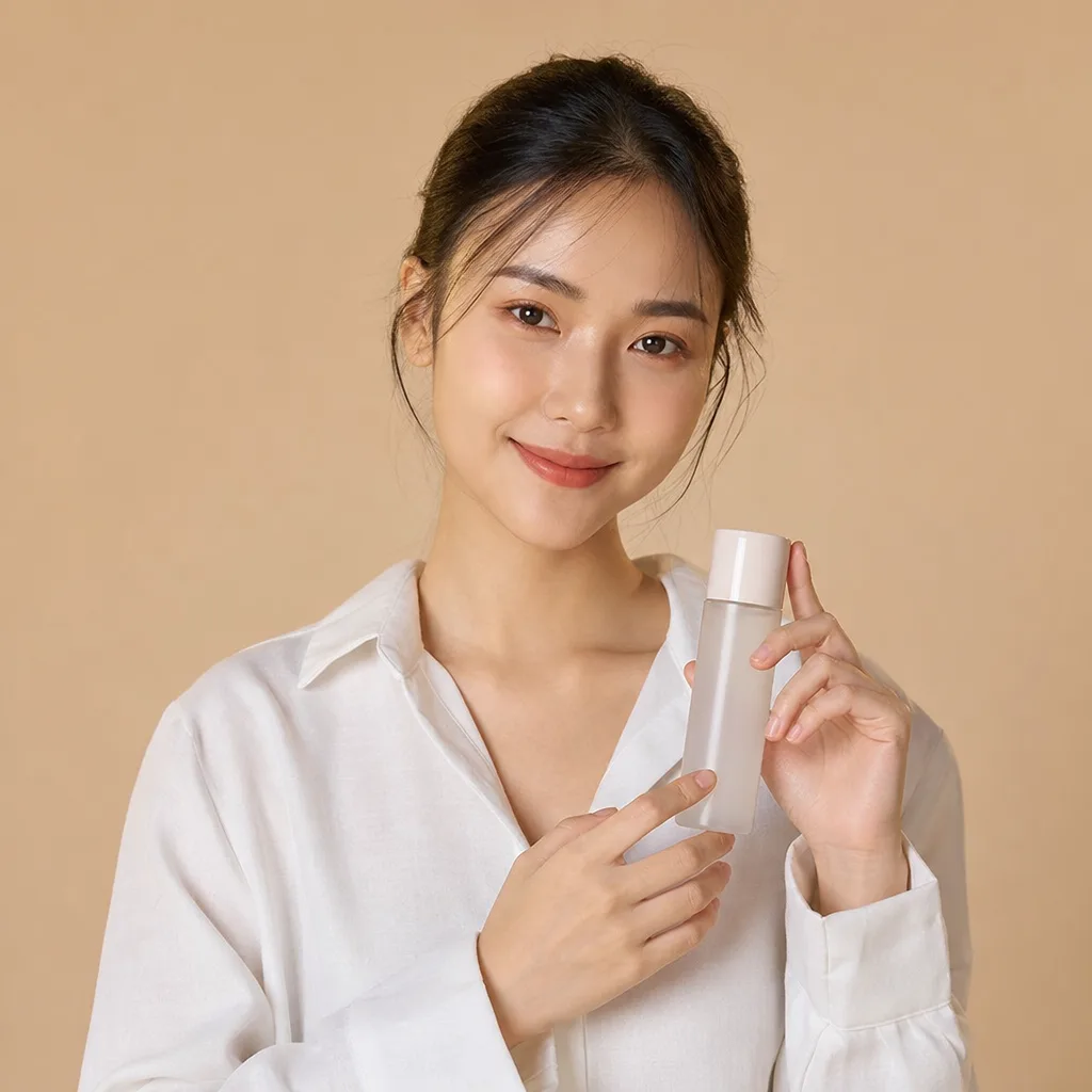 Mẫu nữ Việt cầm sản phẩm cận cảnh (ảnh sản phẩm có người)