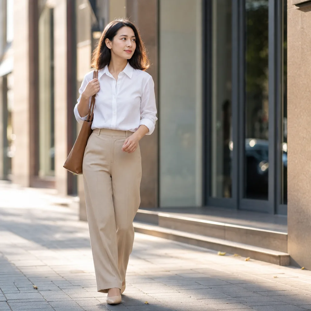 Mẫu đeo túi xách dạo phố - khoe kích thước thật