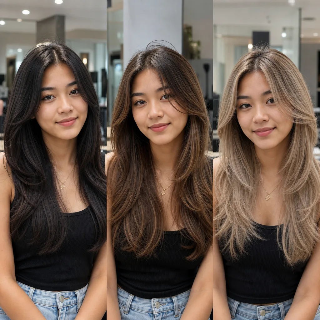 Đổi màu tóc và kiểu tóc trong ảnh