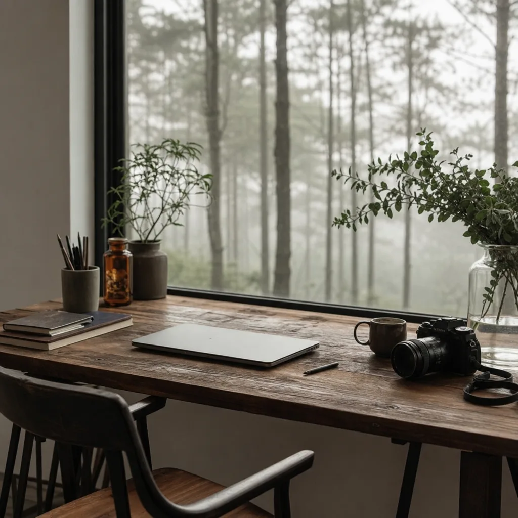 Ảnh cưới trong rừng thông sương sớm Đà Lạt